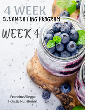 Load image into Gallery viewer, 4 Week Clean Eating Program